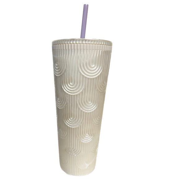 NEW with tags Spring 2023 Starbucks Pearl Mermaid Tumbler Venti Cold Cup Plastic - Picture 3 of 3